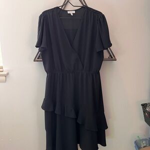 Sofia by Sofia Vergara Asymmetrical Black Dress